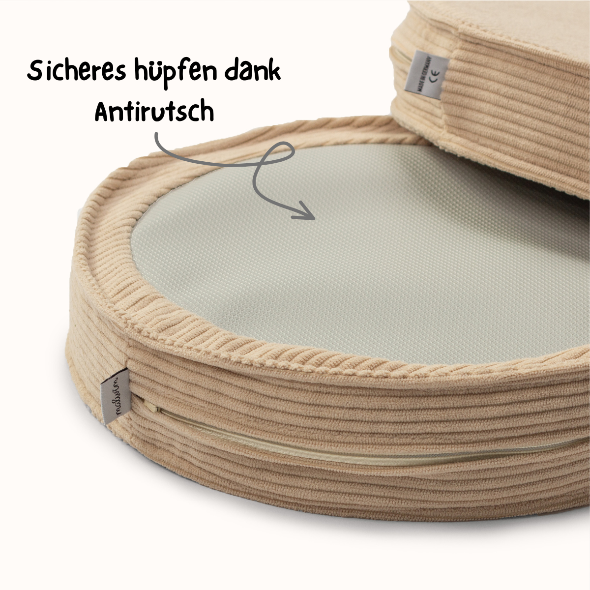 Hüpfsteine Loopis Cord – 6er Set