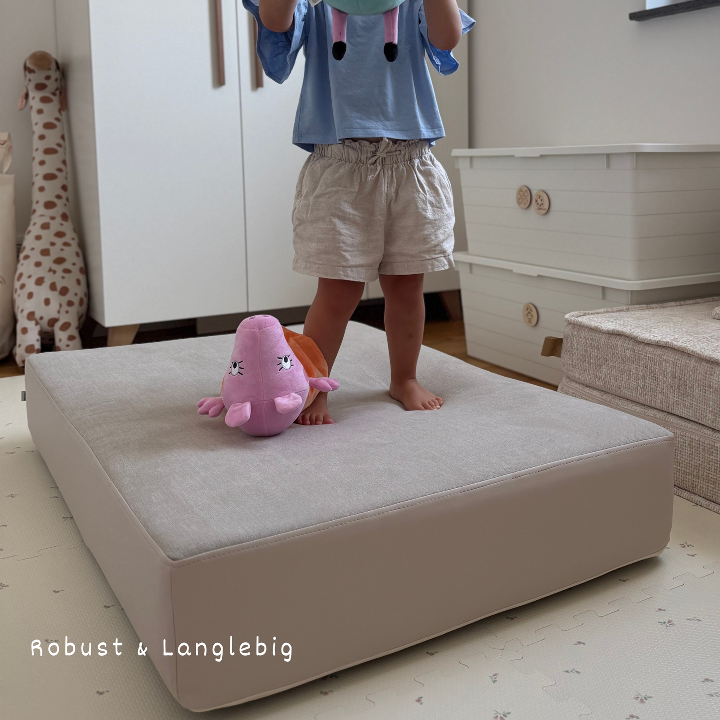 Hüpfpolster Webstoff