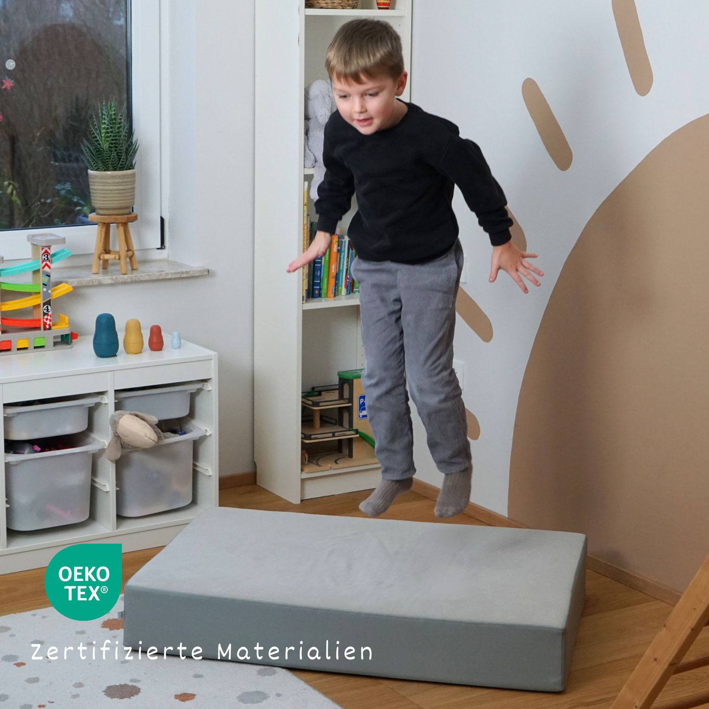 Hüpfpolster Webstoff