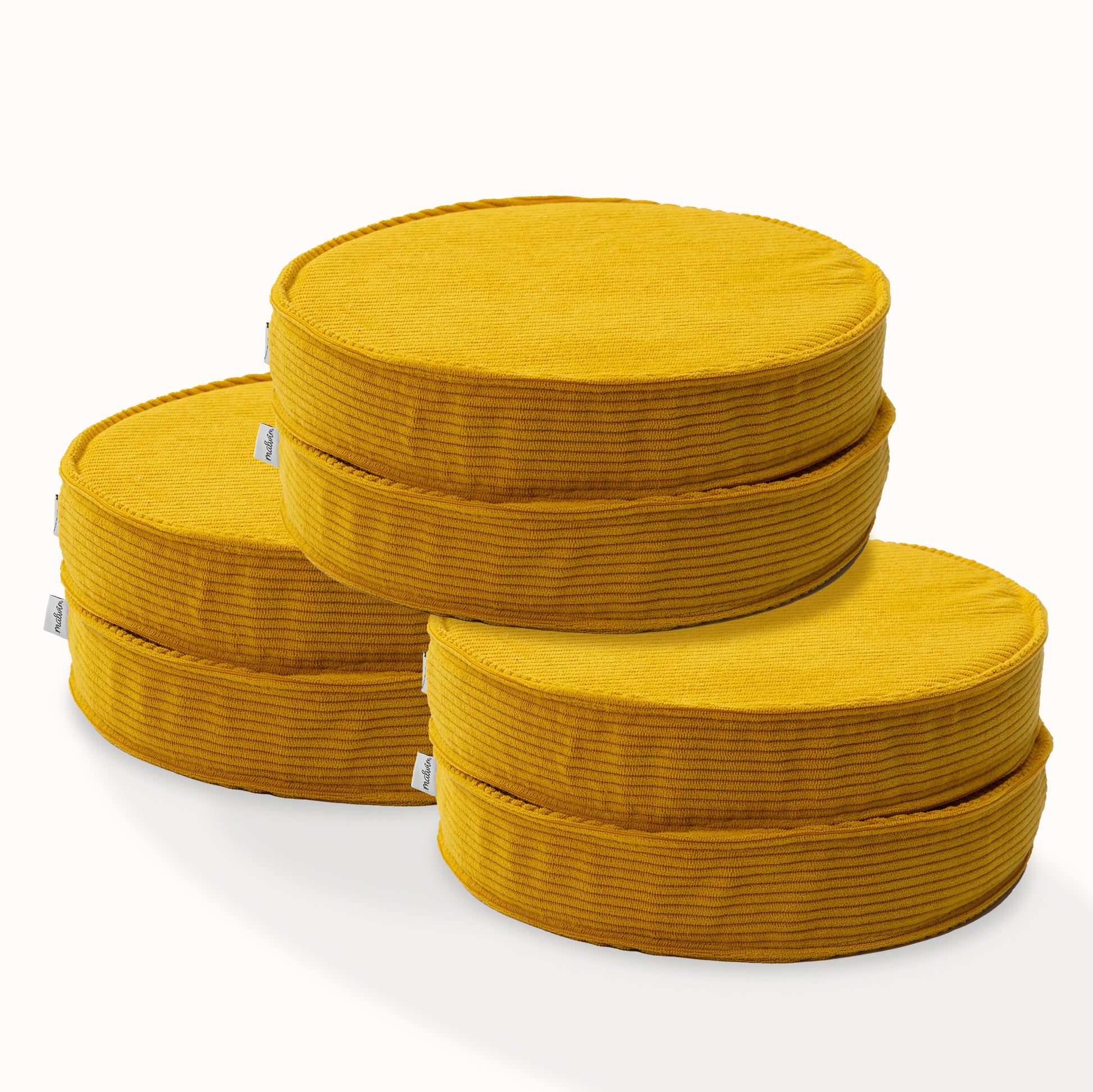 Loopis Cord 6er Set aus goldgelbem Cord für Kinder – handgefertigt und OEKO-TEX zertifiziert – malwim
