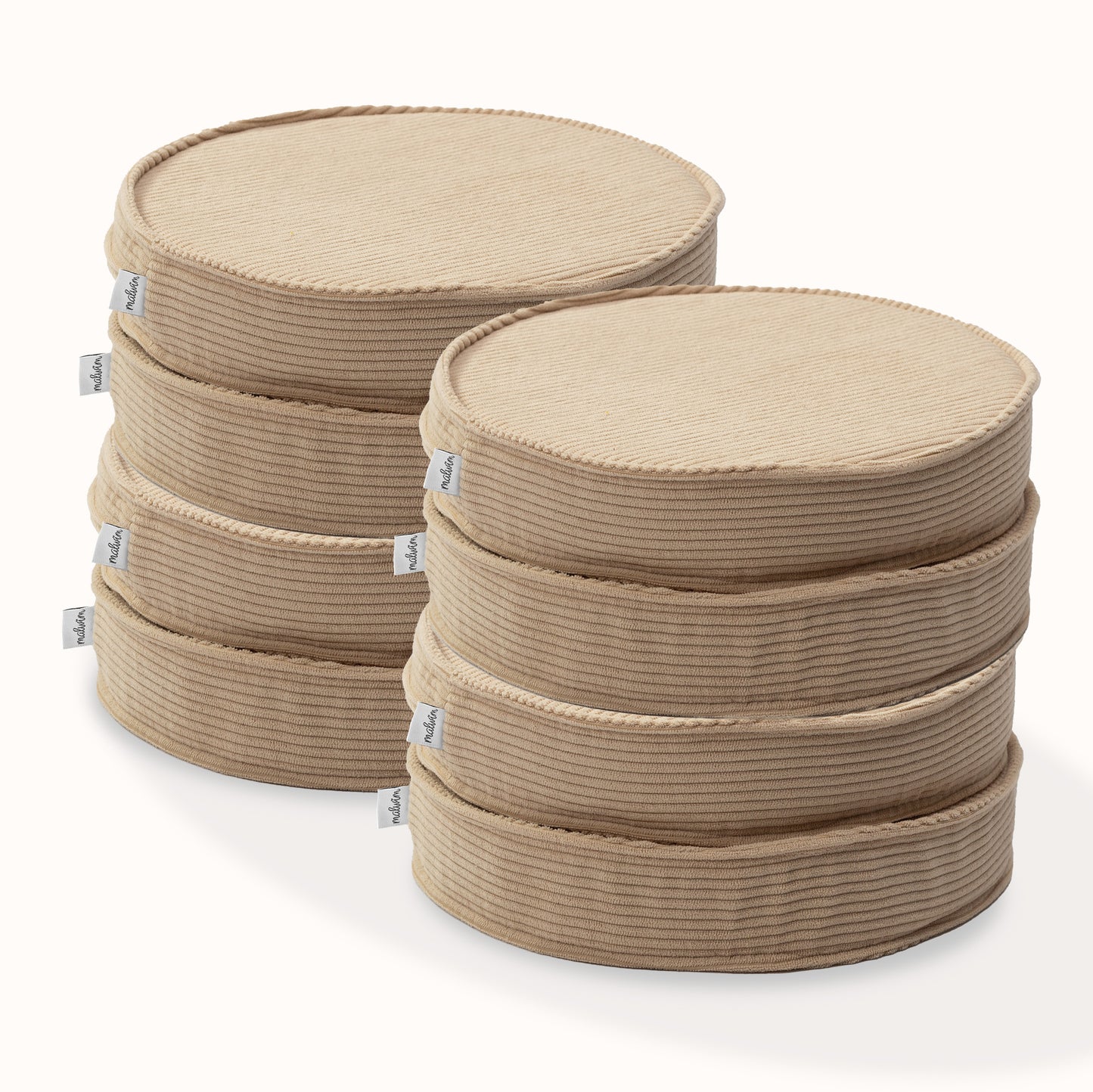 Loopis Cord 8er Set aus beigem Cord für Kinder – handgefertigt und OEKO-TEX zertifiziert – malwim
