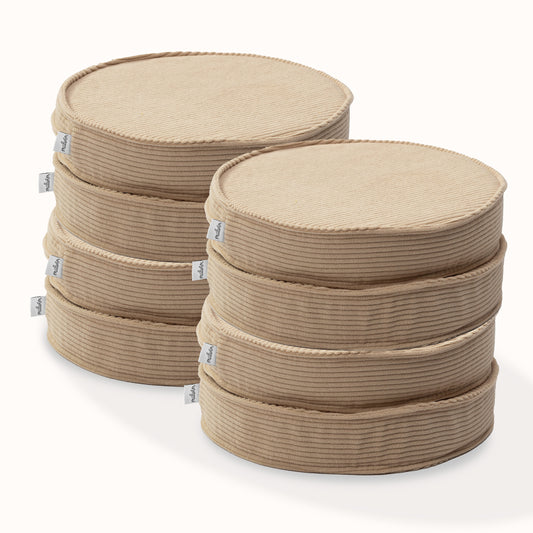 Loopis Cord 8er Set aus beigem Cord für Kinder – handgefertigt und OEKO-TEX zertifiziert – malwim
