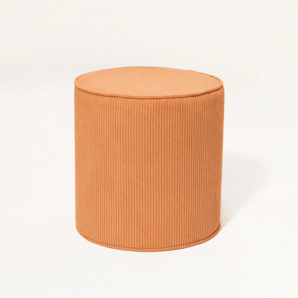 Pouf Cord aus korallem Cord für Kinder – handgefertigt und OEKO-TEX zertifiziert – malwim
